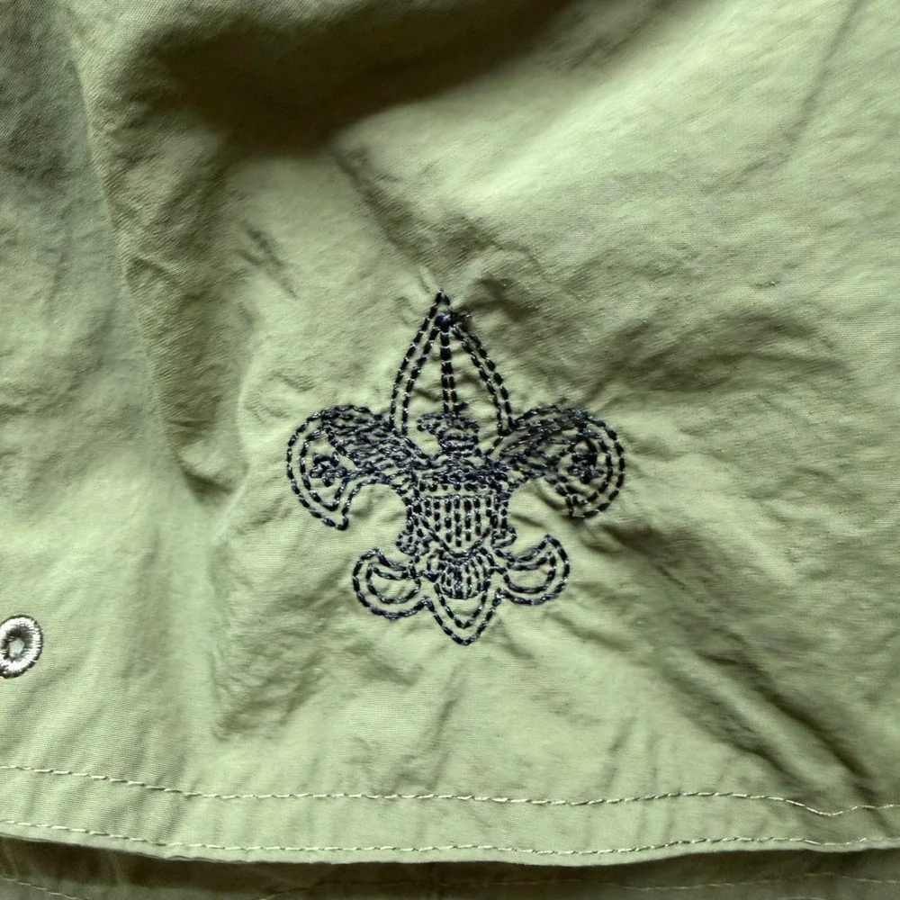 Boy Scouts of America Centennial Uniform Shorts Mens Large Green Nylon Cargo BSA